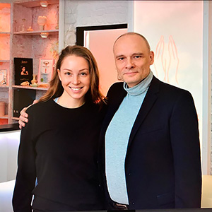 Полина Диброва и Юрий Андреевич Волынкин